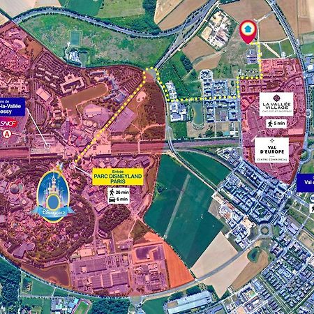Disneyland-Paris 8Pers,Parking, Borne Recharge Ve, Wifi Serris Zewnętrze zdjęcie